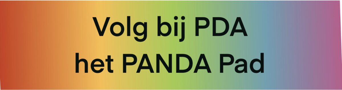 Volg bij PDA het PANDA Pad