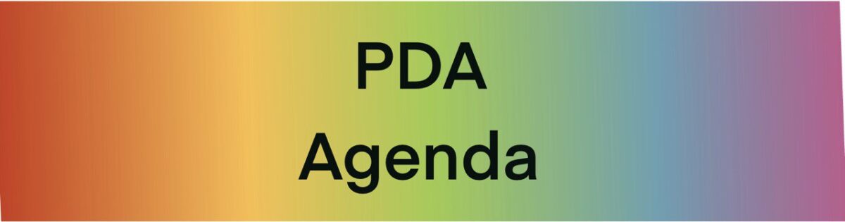 PDA Agenda