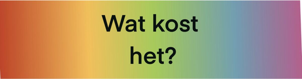 Tarieven, wat kost het?