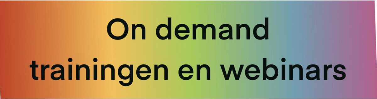 On demand trainingen en webinars